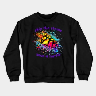 Abstract Turtle Crewneck Sweatshirt